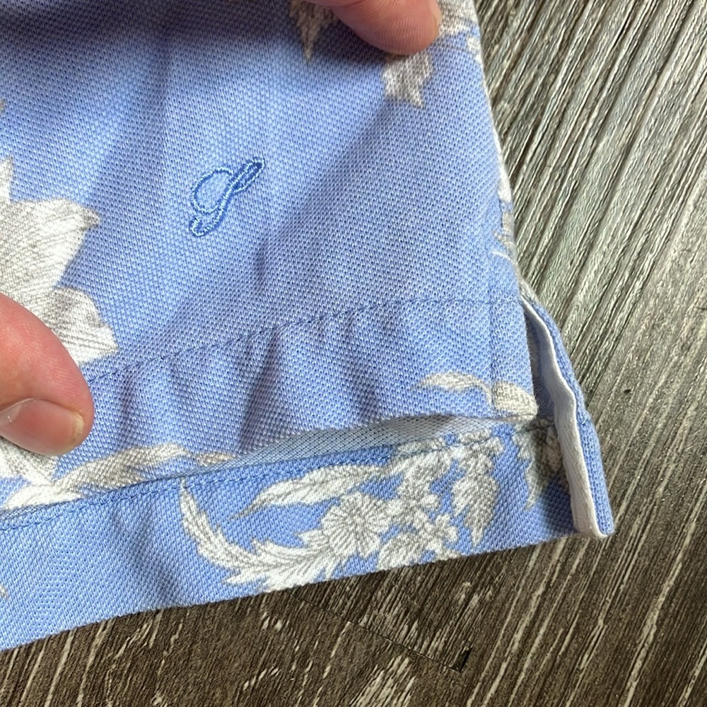Stenstroms blue floral polo shirt - Picture 11 of 17